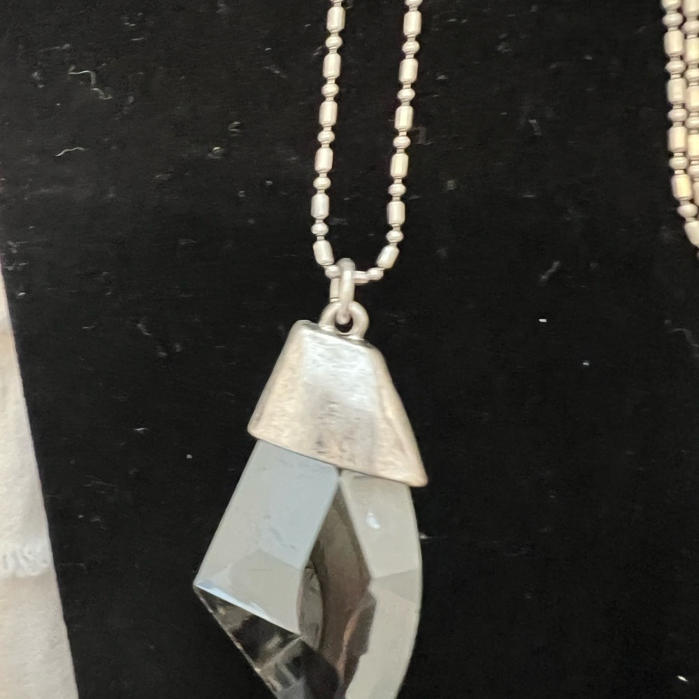 Chico’s long silver necklace - Picture 6 of 6